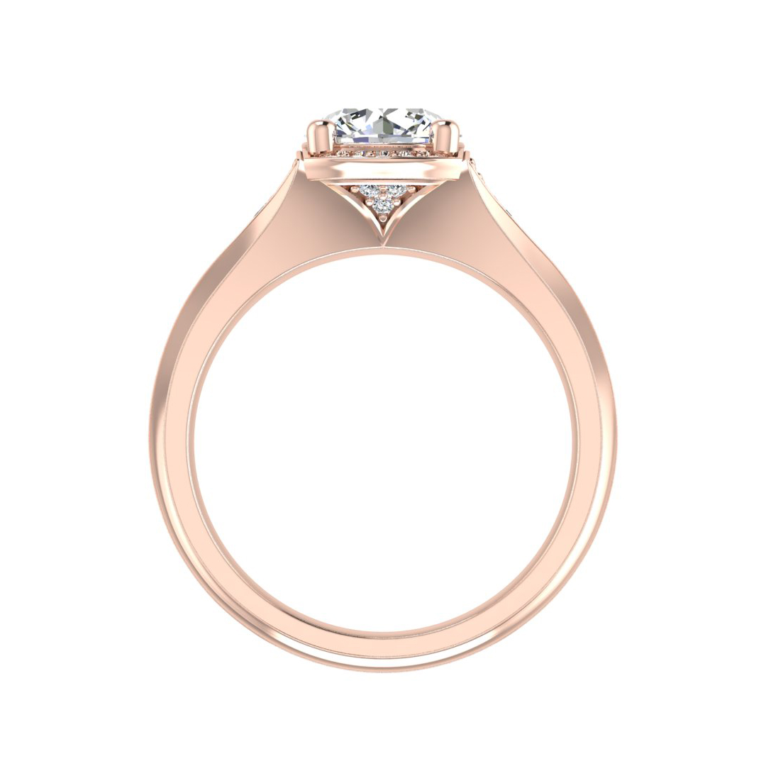 Aitana Halo Engagement Ring